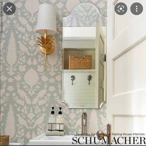 Schumacher Chenonceau wallpaper